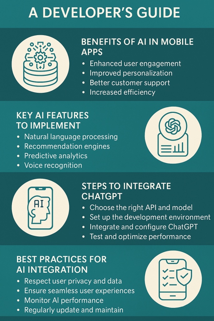 Integrating ChatGPT and AI into Your Mobile App: A Developer’s Guide