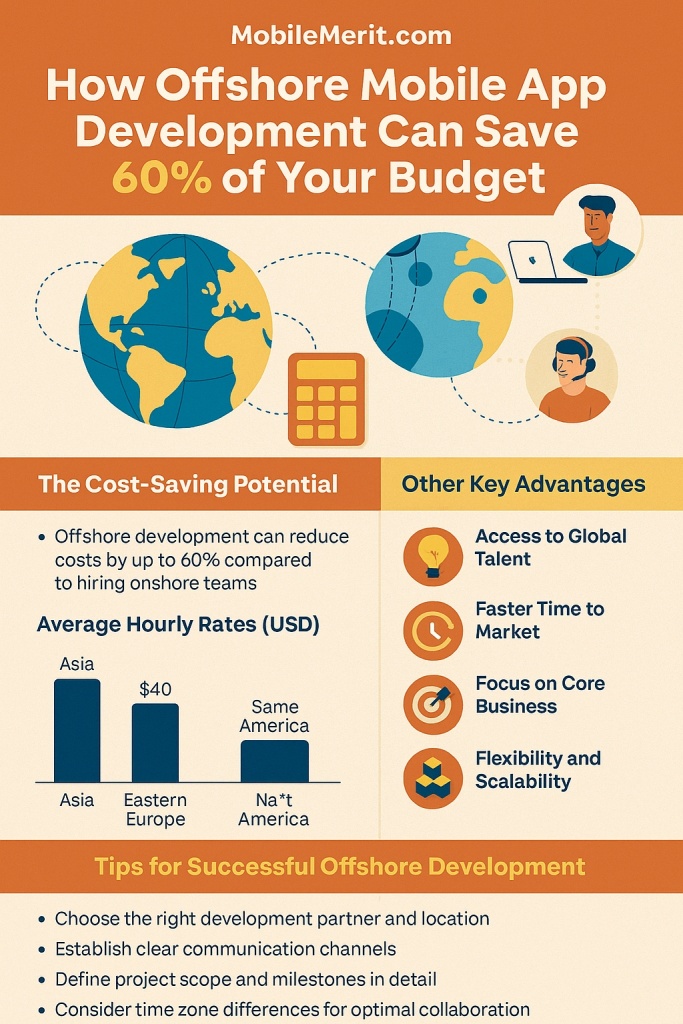How Offshore Mobile App Development Can Save 60% of Your Budget