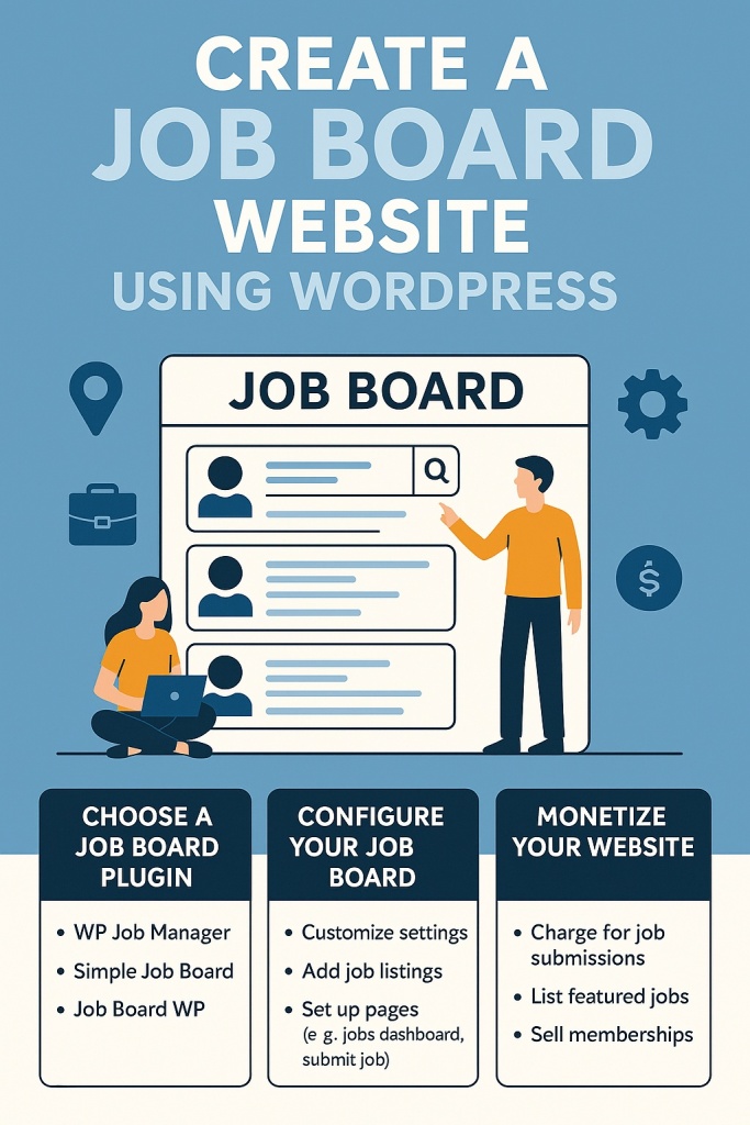 Create a Job Board Website Using WordPress: A Complete Guide to Building a Profitable Job Portal